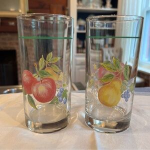 CORELLE Lot of 2 “Chutney” Tumbler Glasses